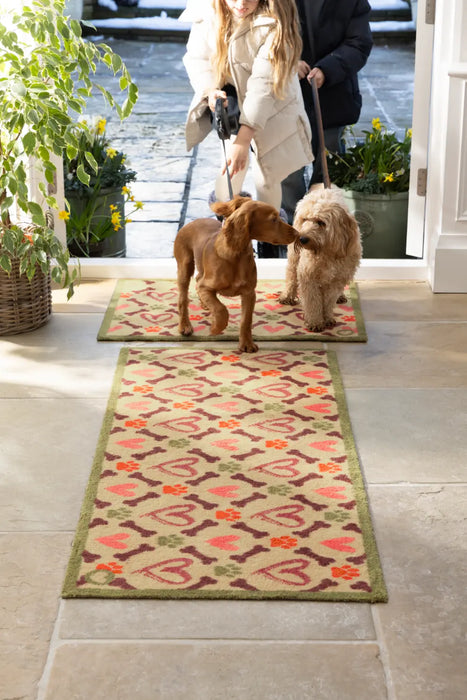 Hug Rug Washable Hearts & Bones Multi