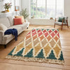 Think Rugs hemp 21470 multi Multicoloured Living Room  Rug.