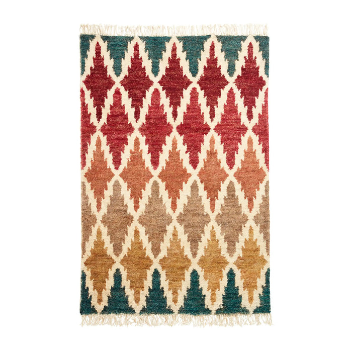 Think Rugs hemp 21470 multi Multicoloured Living Room  Rug.