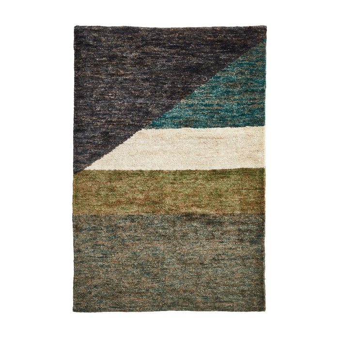 Think Rugs hemp 23373 multi Multicoloured Living Room  Rug.