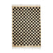 Think Rugs hemp 26588 multi Black, Ivory Living Room  Rug.