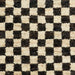 Think Rugs hemp 26588 multi Black, Ivory Living Room  Rug.