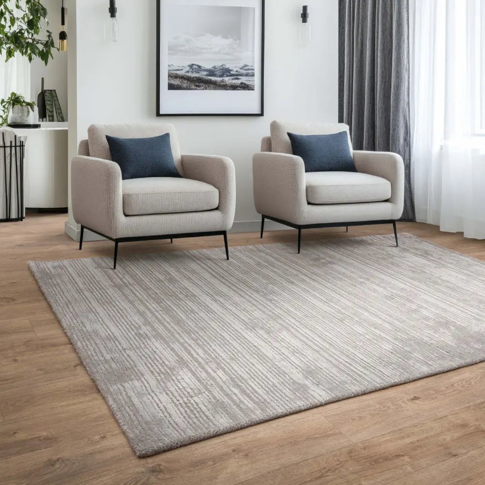 Henley Silver Grey Rug — RugsDirect Online