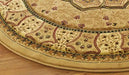 Think Rugs heritage 4400 beige Beige Living Room  Rug.
