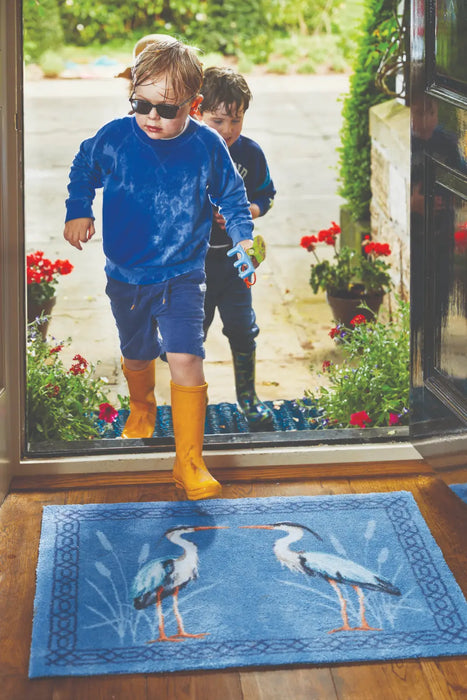 Patterned Hug Rug Heron 1