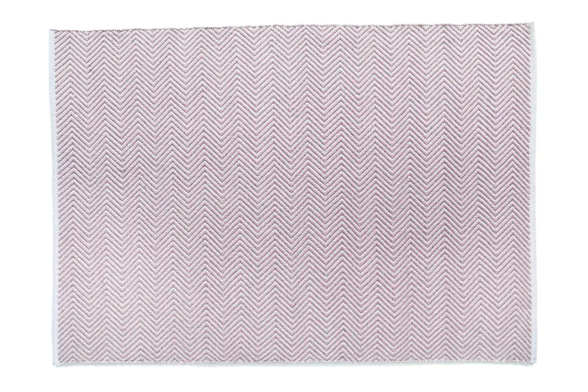 Hug Rug Woven Herringbone Rug Rose 120X170cm main image 1
