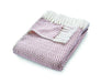 Origins hug rug woven herringbone pink Pink Living Room Flat Weave Rug.