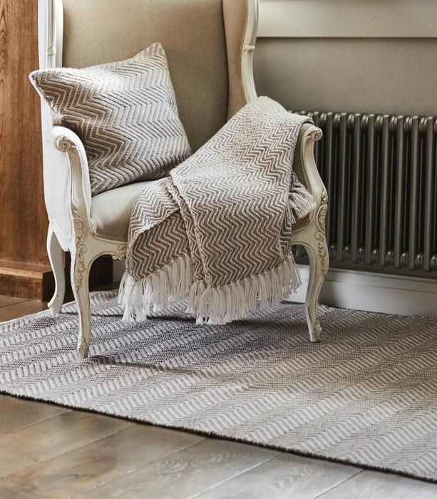 Hug Woven Herringbone Natural Rug
