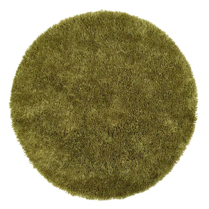 Origins chicago olive Green Living Room Shaggy Rug.