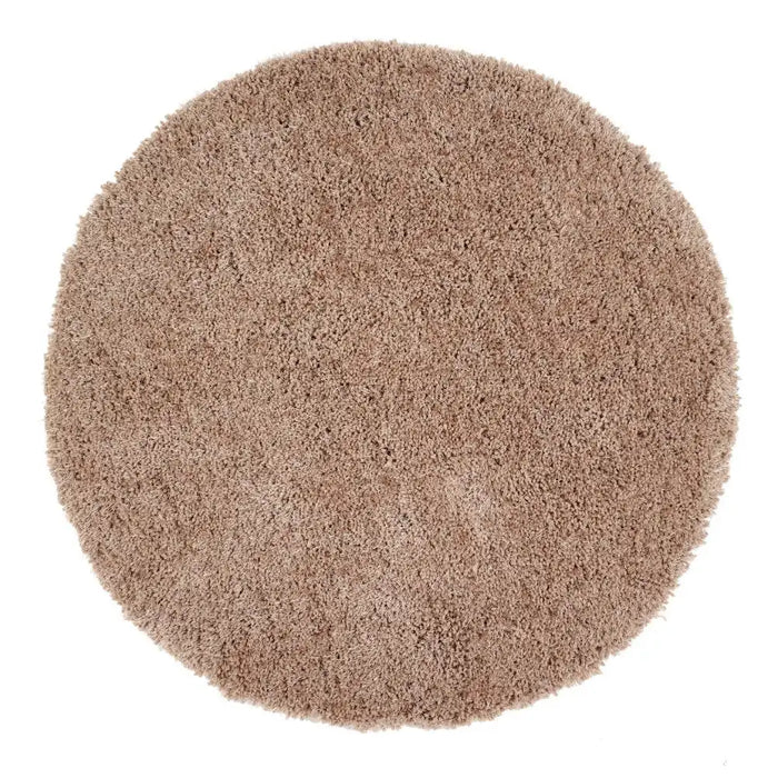 Origins chicago latte Brown Living Room Shaggy Rug.