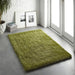 Origins chicago olive Green Living Room Shaggy Rug.