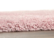 Origins chicago rose Pink Living Room Shaggy Rug.