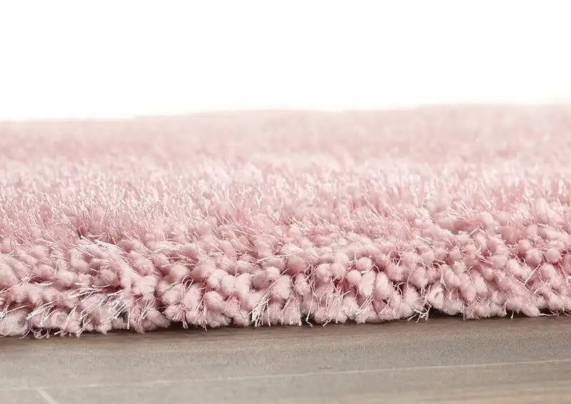 Origins chicago rose Pink Living Room Shaggy Rug.