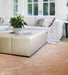 Rug Guru hush blush Pink Living Room Wool Rug.