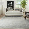 Nourison infinite ift01 light grey Grey Living Room Moroccan Rug.