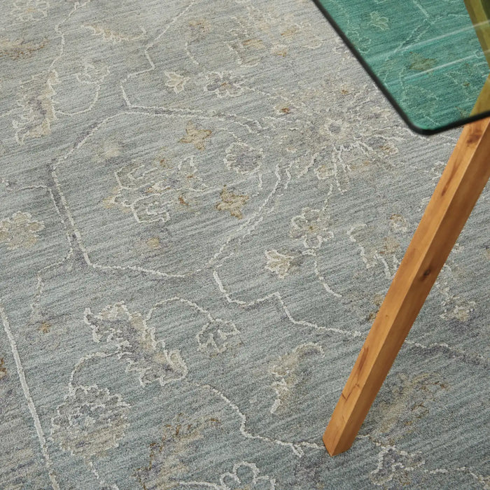 Nourison infinite ift02 blue Blue Living Room Moroccan Rug.