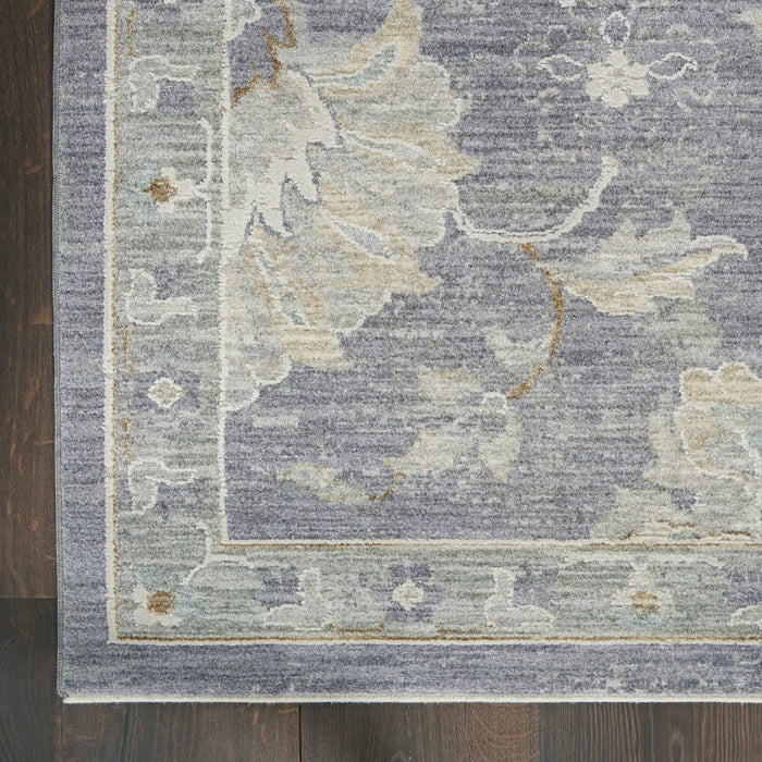 Nourison infinite ift04 charcoal Purple Living Room Moroccan Rug.