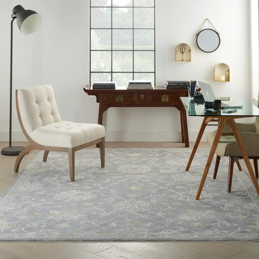 Nourison infinite ift04 charcoal Purple Living Room Moroccan Rug.