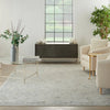 Nourison infinite ift04 light grey Grey Living Room Moroccan Rug.