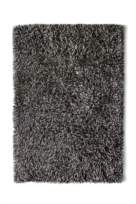 Rug Guru imperial guru dark mix Grey Living Room Wool Rug.