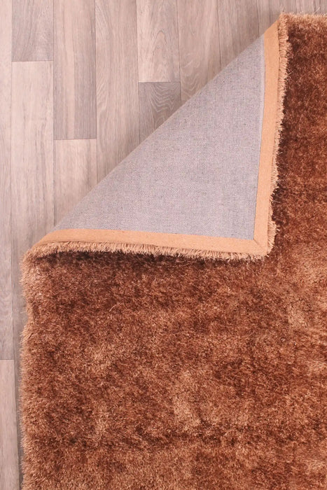 HMC indigo beige Beige Living Room Shaggy Rug.