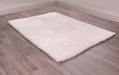 HMC indigo ivory Ivory Living Room Shaggy Rug.