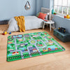 Think Rugs inspire g4563 green Green Bedroom   Rug.