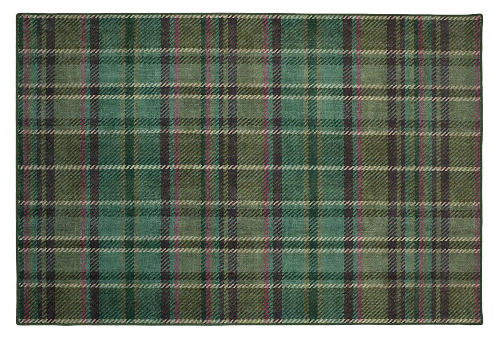 Eco Washable Isla Paid Green  Multi
