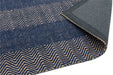 Asiatic ives modern rug blue Blue Living Room Striped Rug.