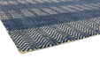 Asiatic ives modern rug blue Blue Living Room Striped Rug.