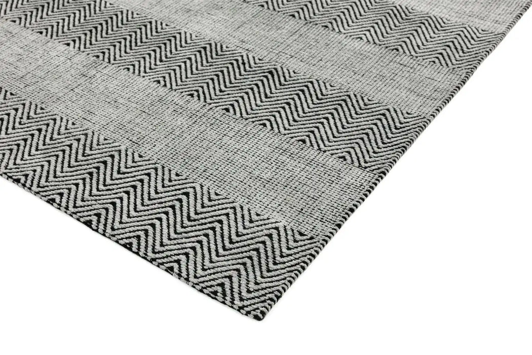 Asiatic ives modern rug grey Grey Living Room Striped Rug.
