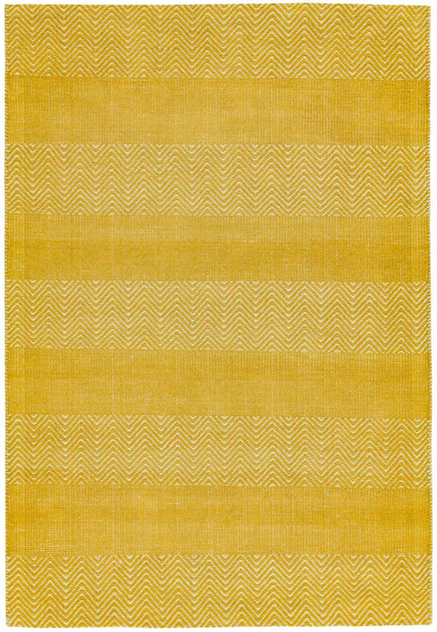 Asiatic ives modern rug yellow Yellow Living Room Striped Rug.