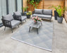 Concept Looms jazz rama jaz08 blue Blue Outdoor  Geometric Rug.