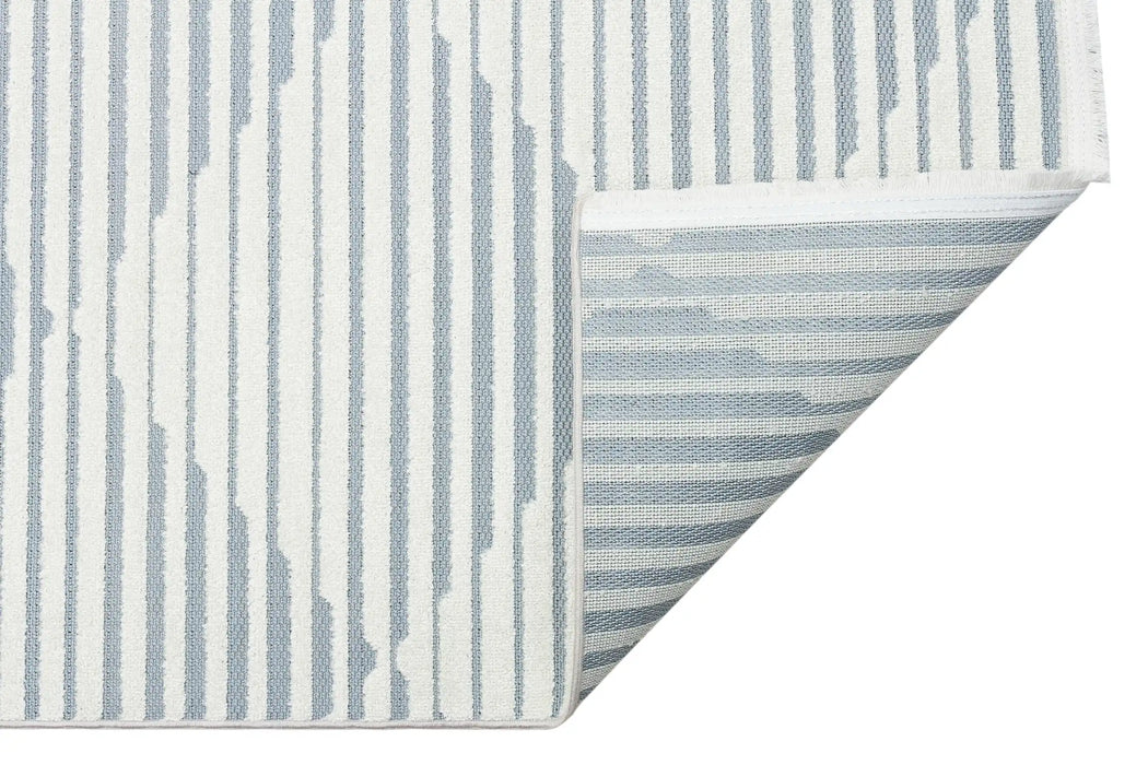 JAZZ Indoor / Outdoor JAZ08 Blue Blue Rug — RugsDirect Online