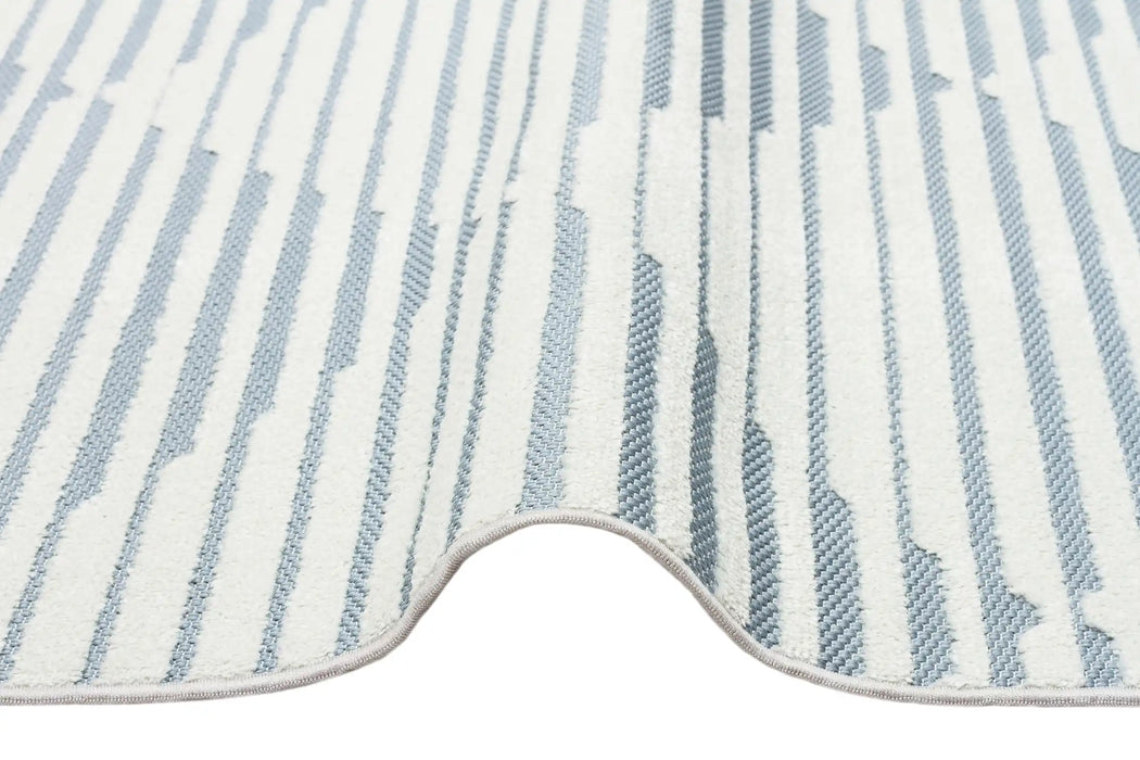 Concept Looms jazz rama jaz08 blue Blue Outdoor  Geometric Rug.