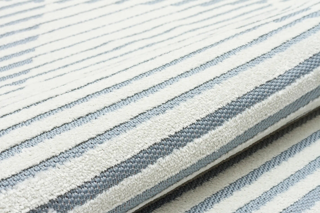 Concept Looms jazz rama jaz08 blue Blue Outdoor  Geometric Rug.