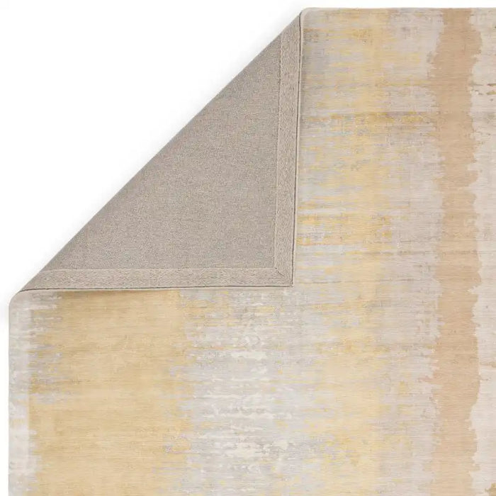 Asiatic juno citrine Yellow Living Room Striped Rug.