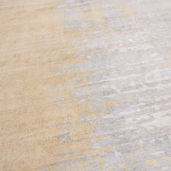 Asiatic juno citrine Yellow Living Room Striped Rug.