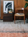 Asiatic juno ginger Orange Living Room Striped Rug.