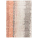 Asiatic juno ginger Orange Living Room Striped Rug.