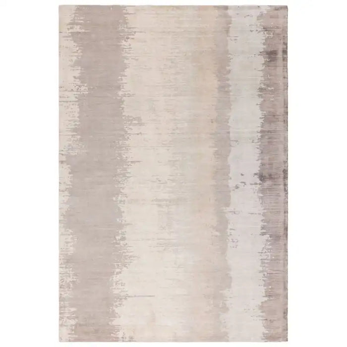 Asiatic juno greige Grey, Beige Living Room Striped Rug.