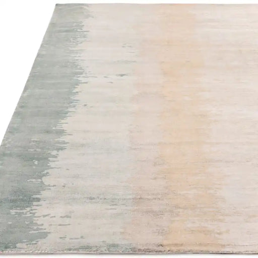 Asiatic juno verdant Green, Multicoloured Living Room Striped Rug.