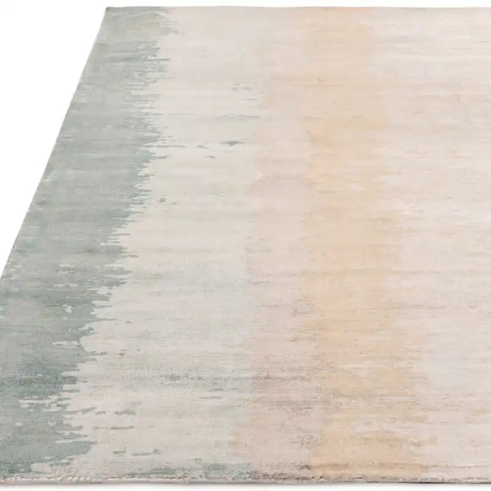 Asiatic juno verdant Green, Multicoloured Living Room Striped Rug.
