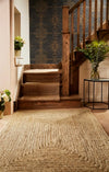 Origins jute extra natural Brown Living Room  Rug.