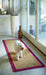 Origins origins jute raspberry Purple Outdoor  Flat Weave Rug.