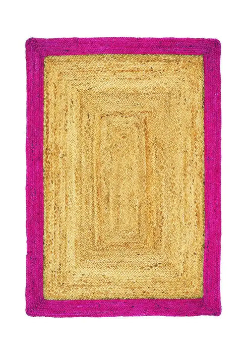 Origins origins jute raspberry Purple Outdoor  Flat Weave Rug.