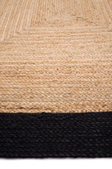 Jute Border Black