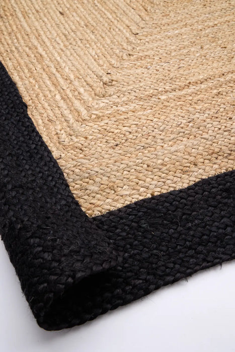 Jute Border Black