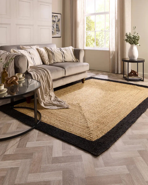 Jute Border Black