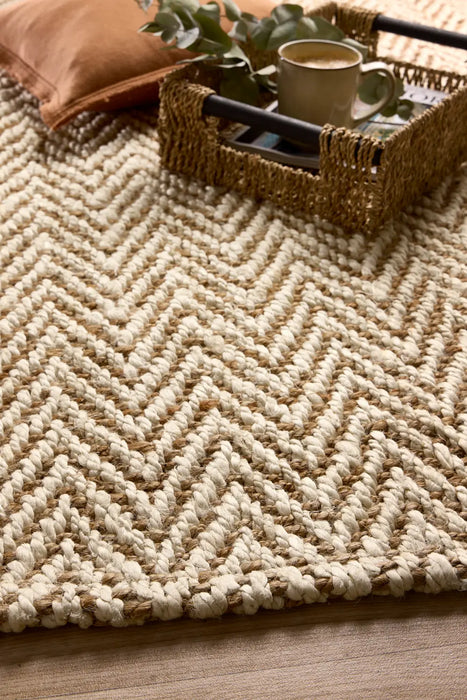Jute Herringbone Natural